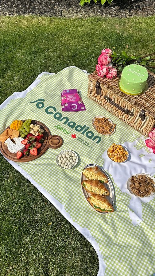 Instagram post by @sabrinastavenjord for Sobeys. Caption reads: One thing about me, I’m always up for a cute....