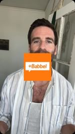 Instagram post by @dylanstretchbery for Babbel. Caption reads: Learning a foreign language is probably the most....