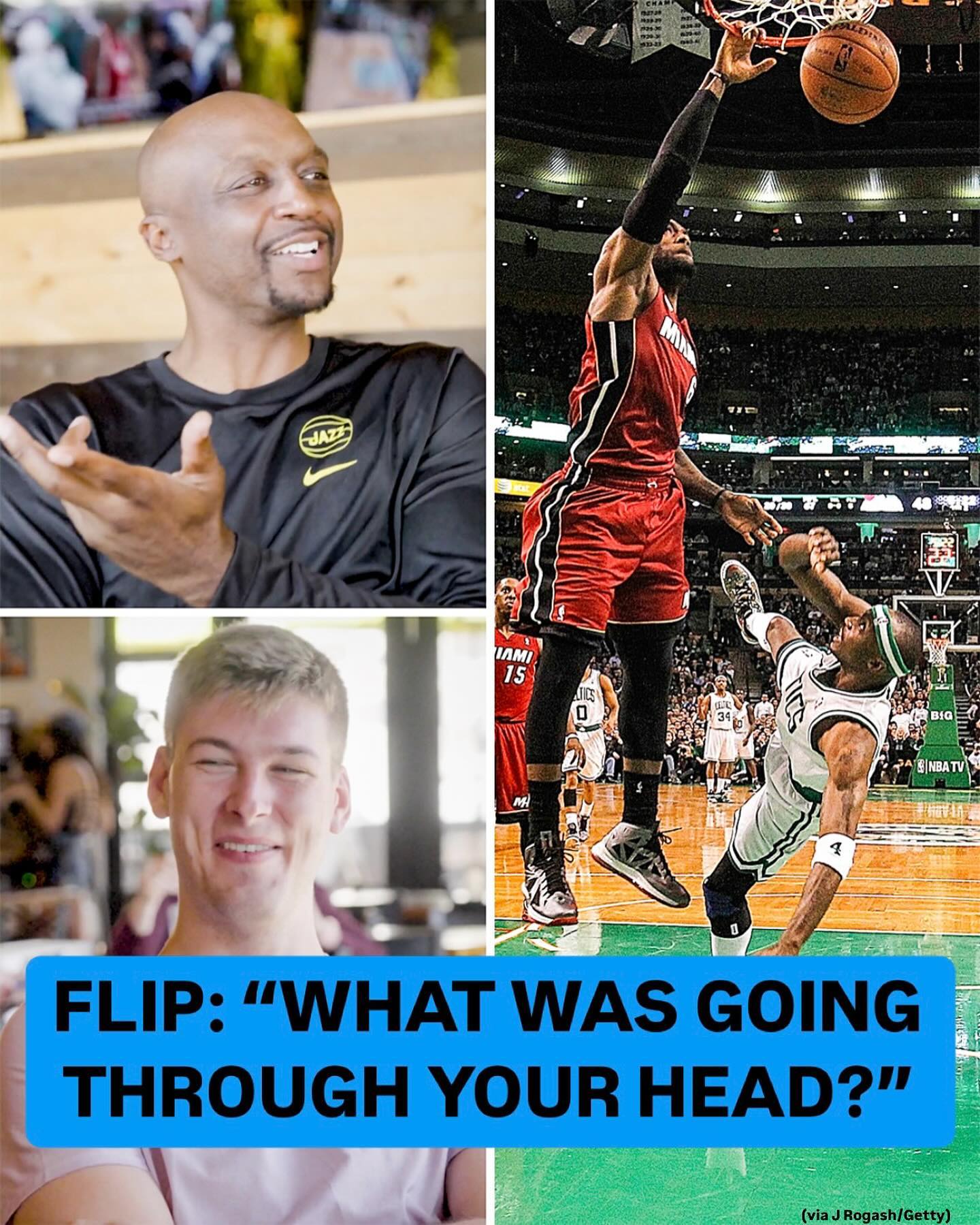 Instagram post by @kyleflip for Visible. Caption reads: WHY DID YOU JUMP JASON 😭 New ep of Draft House in....