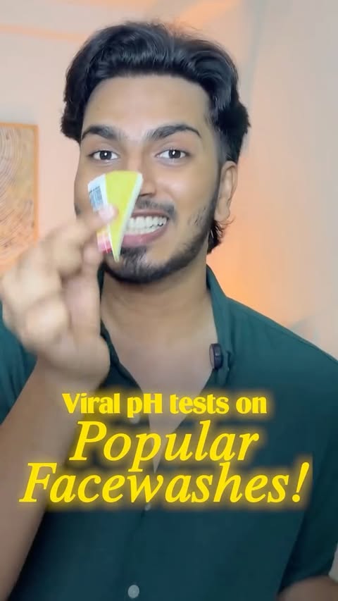 Instagram post by @itsallabout.sayedanwar for Novology. Caption reads: 😲Popular facewashes Unpopular pH😯 #ad Novology....
