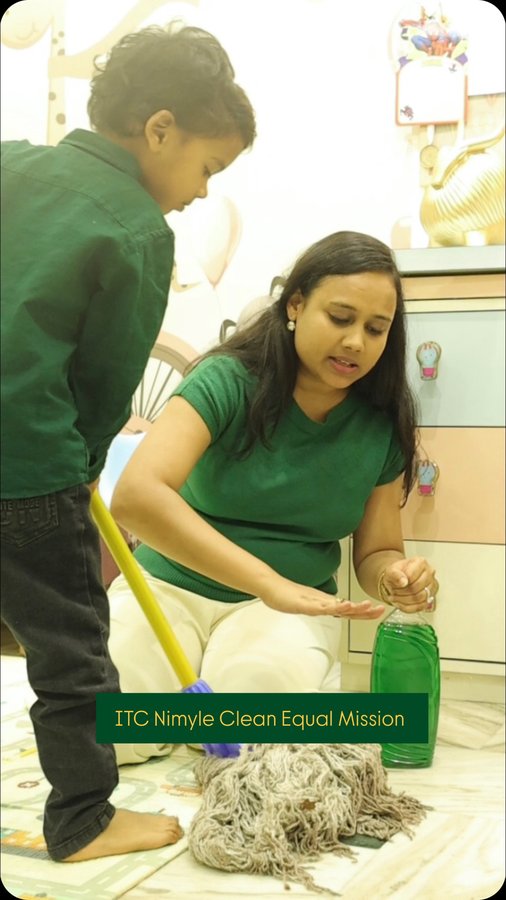 Instagram post by @mom_musings_bypriti for Nimyle. Caption reads: Weekend fun comes with life lessons too! A little....