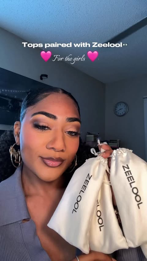 Instagram post by @amourkee___ for Zeelool. Caption reads: Let's style @zeelool 👓 with different tops 🥰 Get....