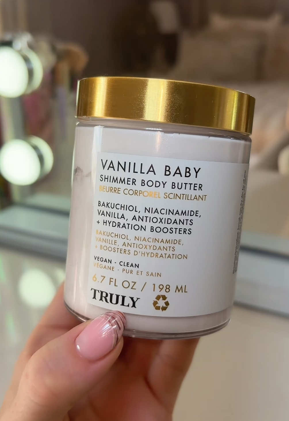 TikTok post by @itsnatkershhh for Truly Beauty. Caption reads: @Truly Beauty #tiktokmademebuyit #trulybeauty....