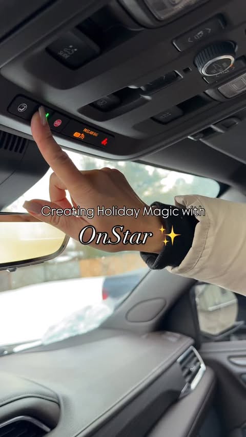 Instagram post by @melissa_janzso_designs for OnStar. Caption reads: [...] listening to the magic of Santa with @onstar....