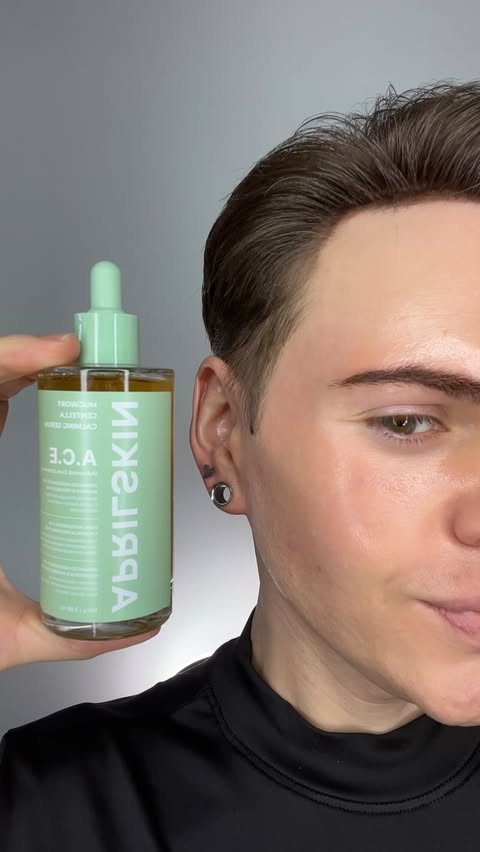 Instagram post by @joshwastjames for APRILSKIN. Caption reads: [...] need Botox, you just need hydration!....