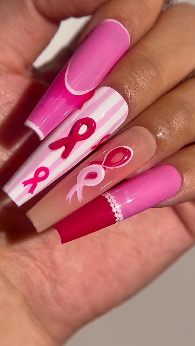 Instagram post by @nailsbynethan for Madam Glam. Caption reads: [...] and awareness together 💕 #MadamGlam....