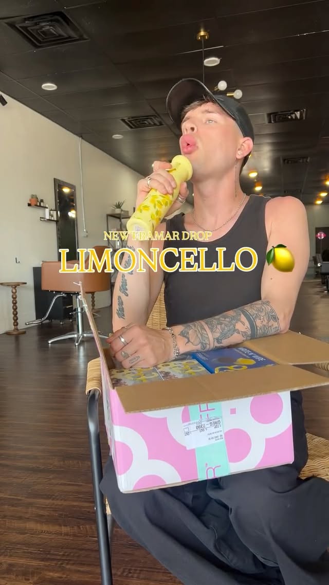 Instagram post by @radmanez for Framar. Caption reads: New @framar dropppppp & it’s giving SUMMER [...].