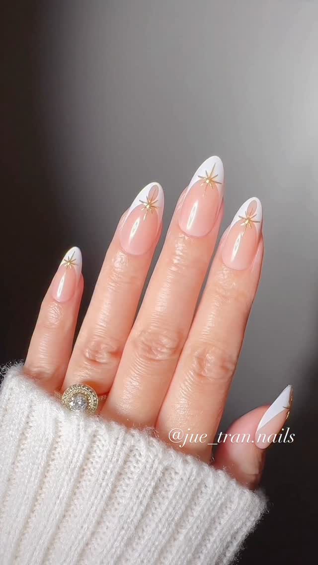 Instagram post by @jue_tran.nails for BTArtboxnails. Caption reads: Today I want to show you these gorgeous press-on....