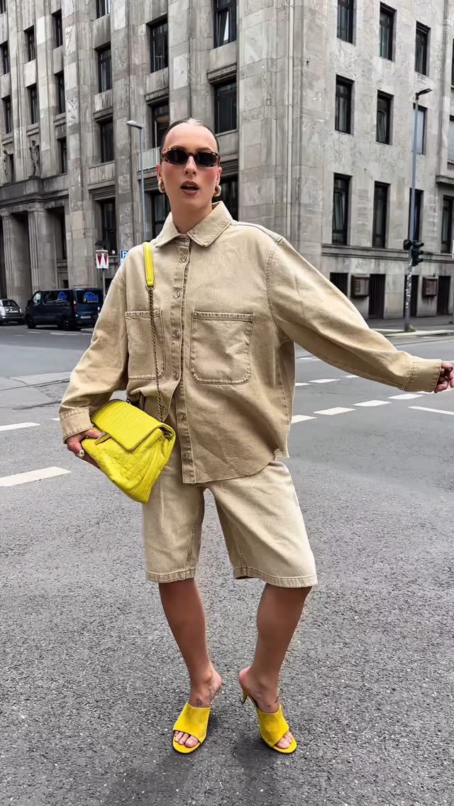 Instagram post by @lara_bsmnn for ViCOLO. Caption reads: Anzeige| rocking my new summer fits from....