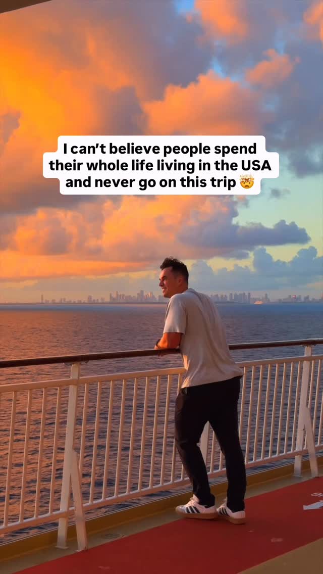 Instagram post by @theloverspassport for Norwegian Cruise Line. Caption reads: [...] We just got back from a trip on....