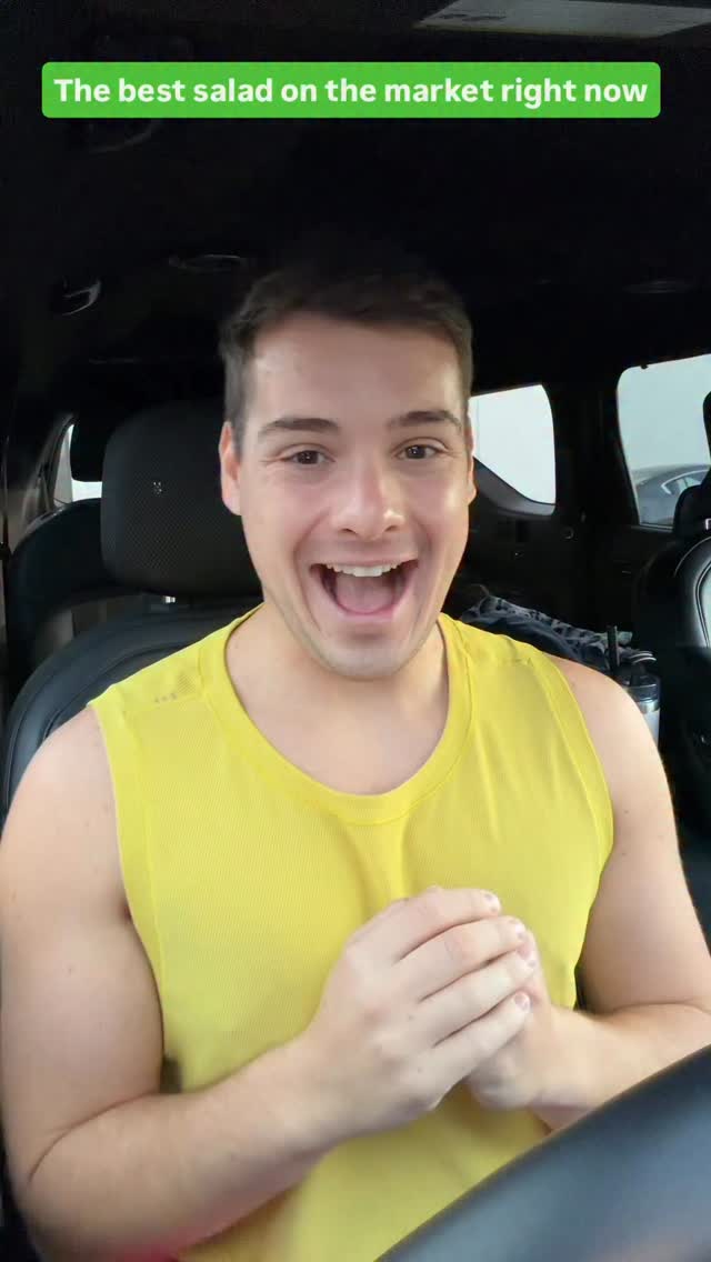 Instagram post by @elliottnorris for sweetgreen. Caption reads: Autmn Cesar may be the best salad 🥗 @sweetgreen.