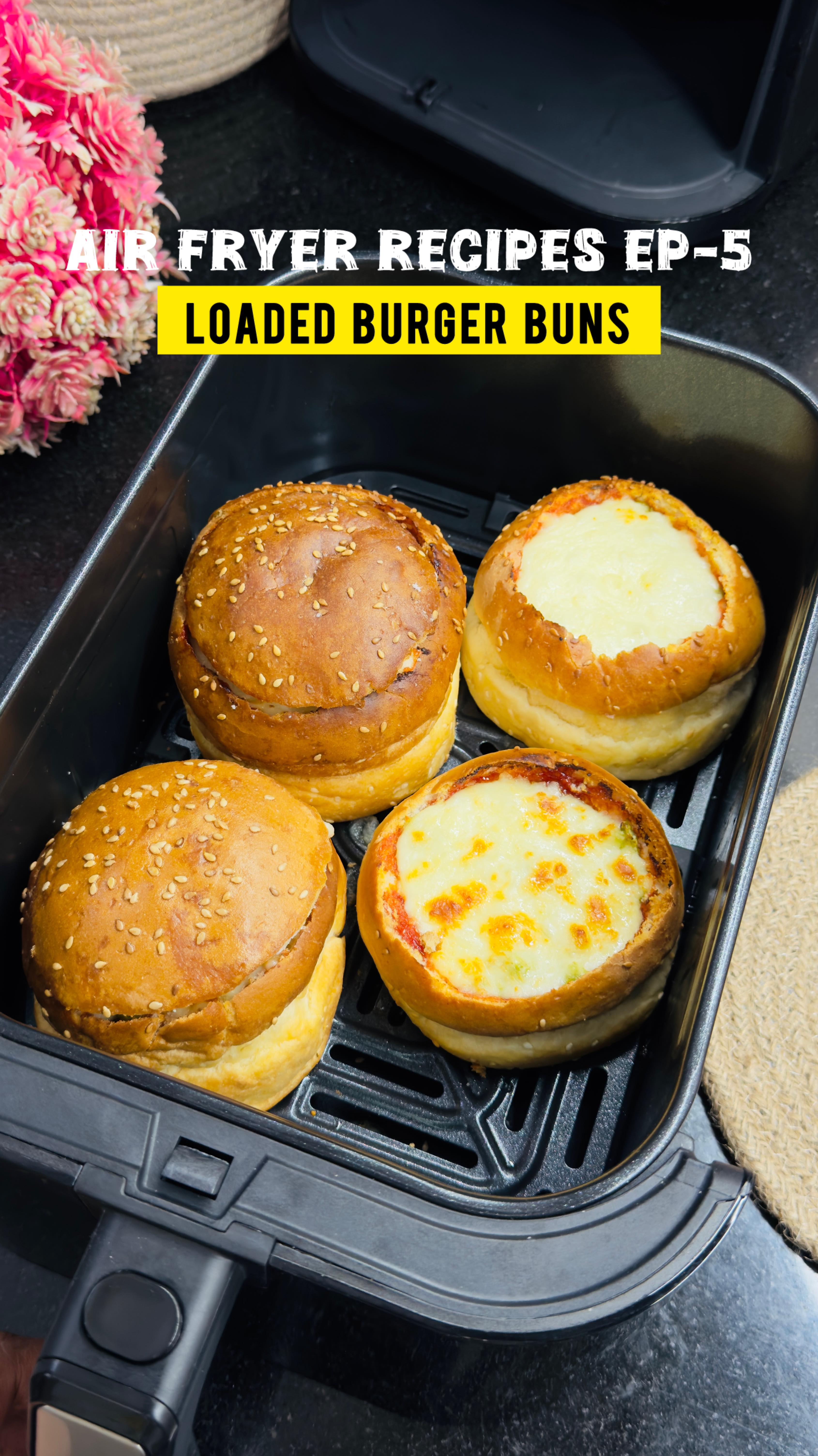 Instagram post by @your.urbandreamer for Nutricook India. Caption reads: Loaded Burger Buns🤤😻

Welcome to my Series: “Air....