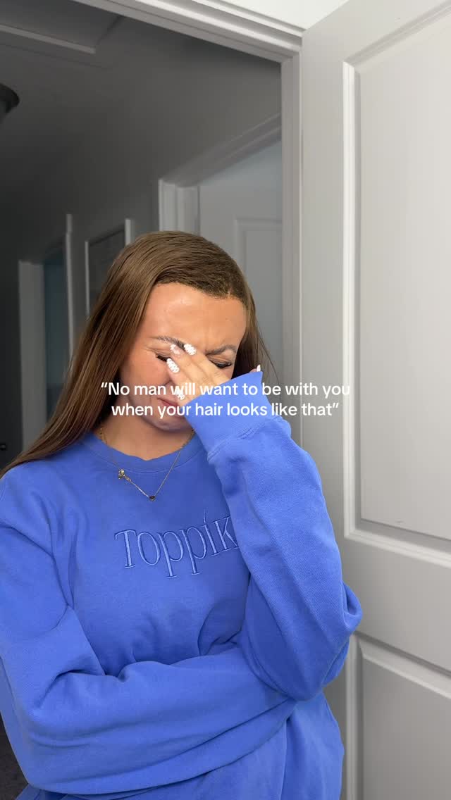 Instagram post by @shaylagressman for Toppik. Caption reads: based on a true story 👀

#trich #trichotillomania....