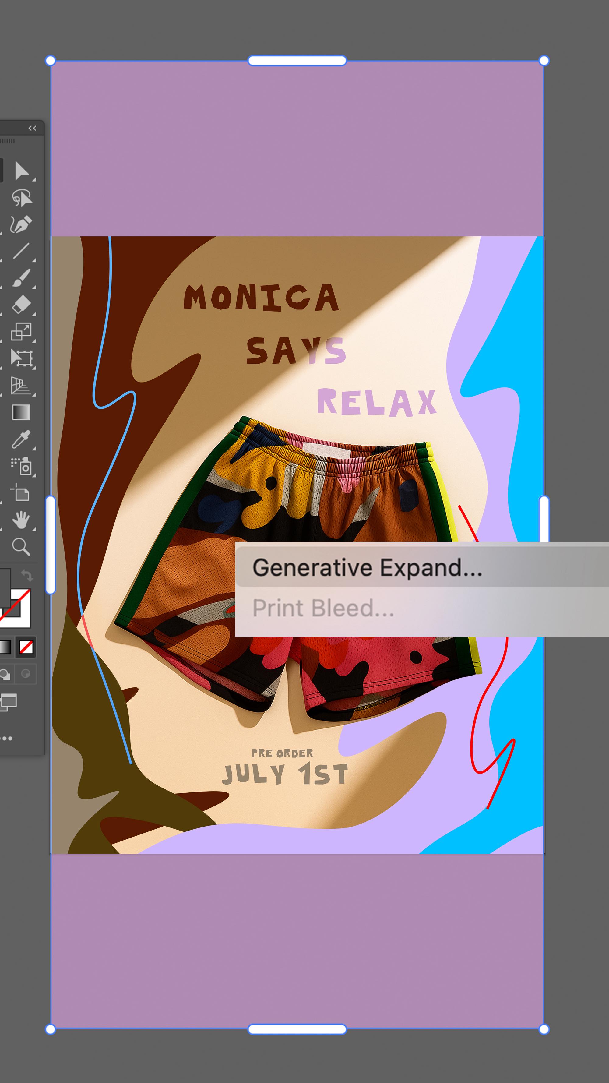 Instagram post by @monicaahanonu for Adobe Design. Caption reads: Designing wearable art means keeping every detail....