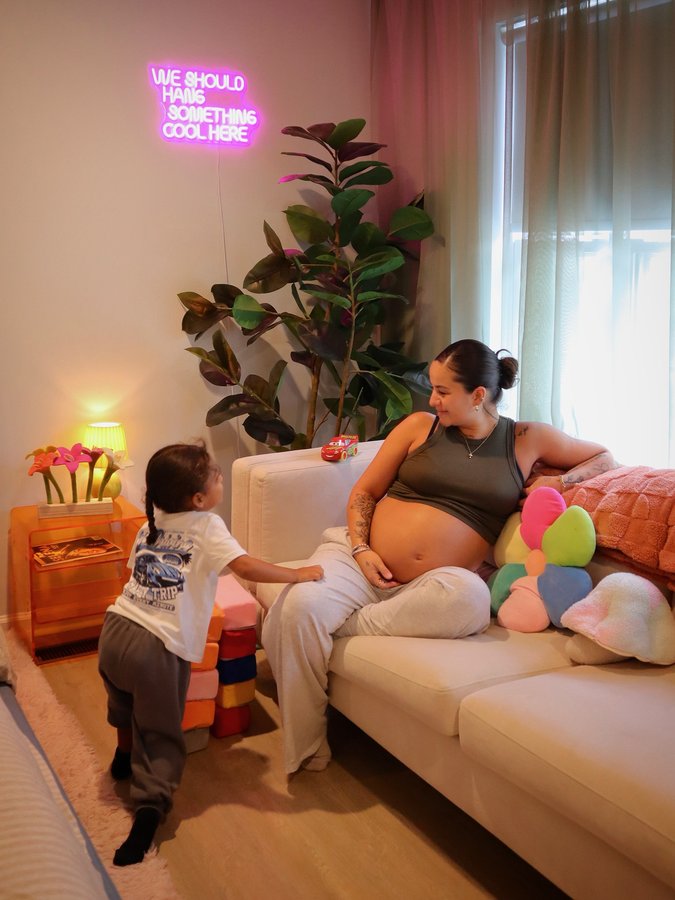 Instagram post by @sammiee for Babylist. Caption reads: It feels so bittersweet knowing it won’t just be....