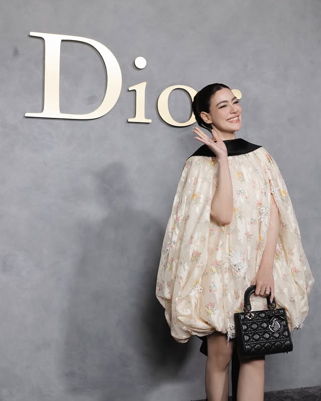 Instagram post by @kimmy_kimberley for Dior. Caption reads: [...] spent celebrating Spring Summer 2026🌷 @Dior....