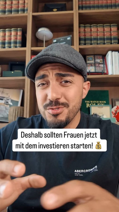 Instagram post by @professorfinanzen for Trade Republic. Caption reads: Anzeige | Let’s go! #finanzen #geld #reel #reels....