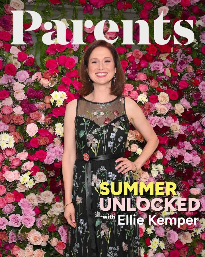 Instagram post by @elliekemper for Parents. Caption reads: We're celebrating the start of summer with....