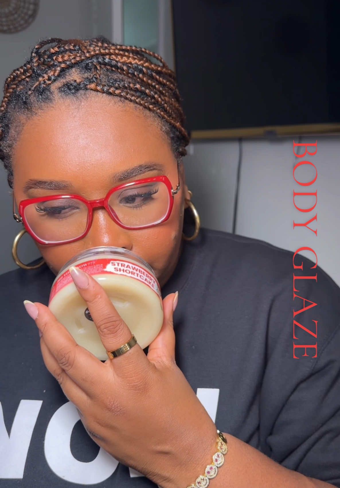 TikTok post by @rosewho12 for Canvas Beauty Brand. Caption reads: [...] the start of a new obsession! @CANVAS BEAUTY....