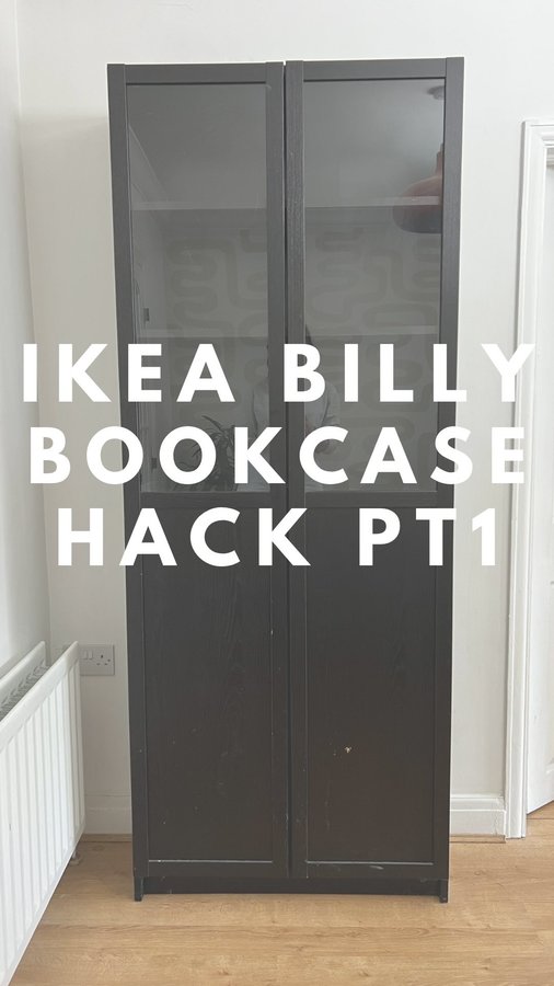 Instagram post by @bangonstyle for IKEA UK. Caption reads: Let’s turn this IKEA Billy bookcase I got off....