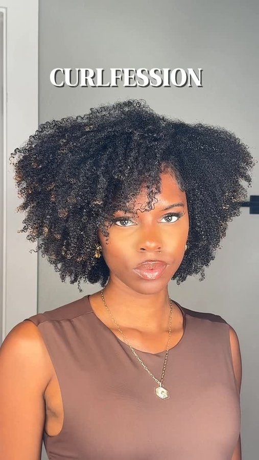 Instagram post by @andreawiththecurls for CURLSMITH. Caption reads: We all have curlfessions & here is mine… don’t....