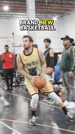 Instagram post by @howtohoopforever for cbdMD. Caption reads: [...] help me survive all this basketballness.....