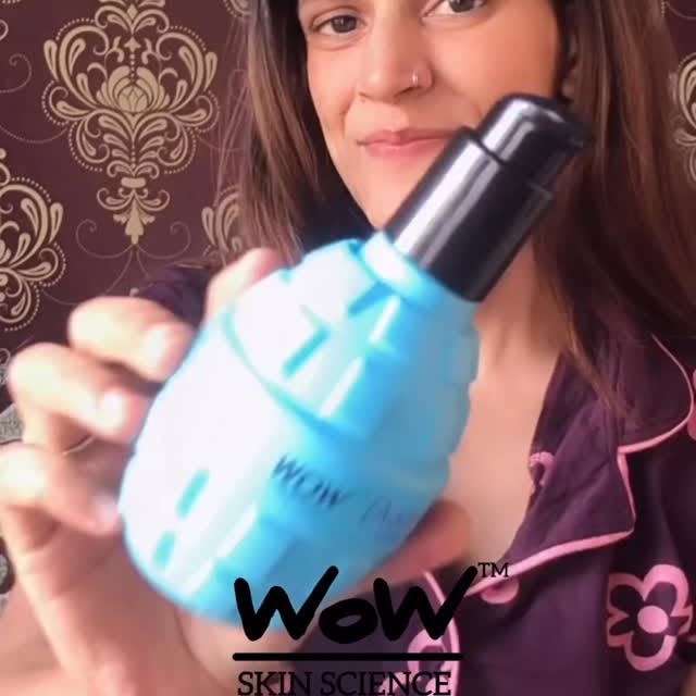 Instagram post by @makeup_by_geeta_ for WOW Skin Science India. Caption reads: Hydration that hits different.

No dryness. No....