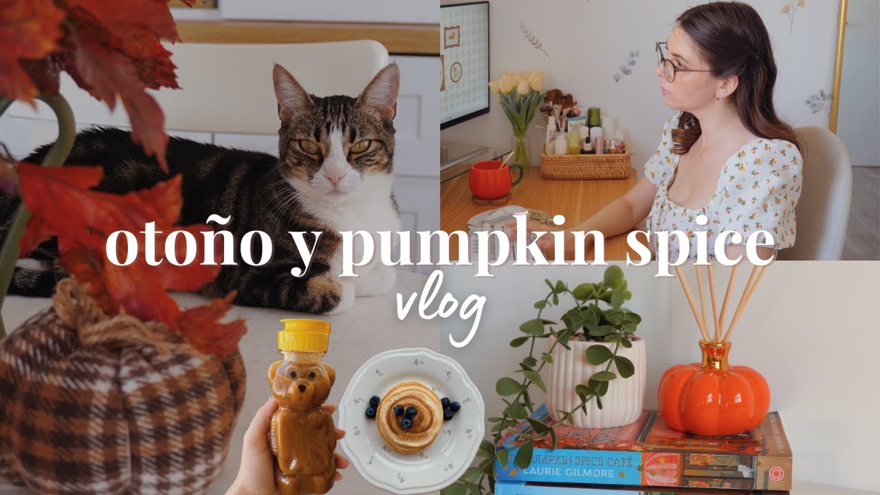YouTube post by @RonroLoveElena for Zara Home. Caption reads: Fall Decor and Haul 🍂 Pumpkin Spice Recipes 🥞.
