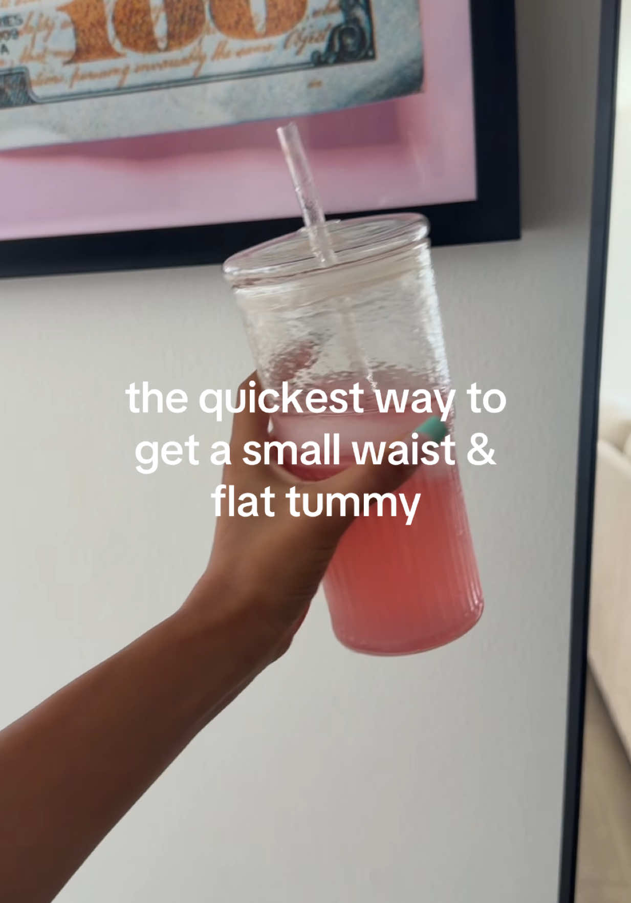 TikTok post by @viraltiktokshopfinds for Leefar US. Caption reads: tastes like a strawberry acai!! @Leefar US....
