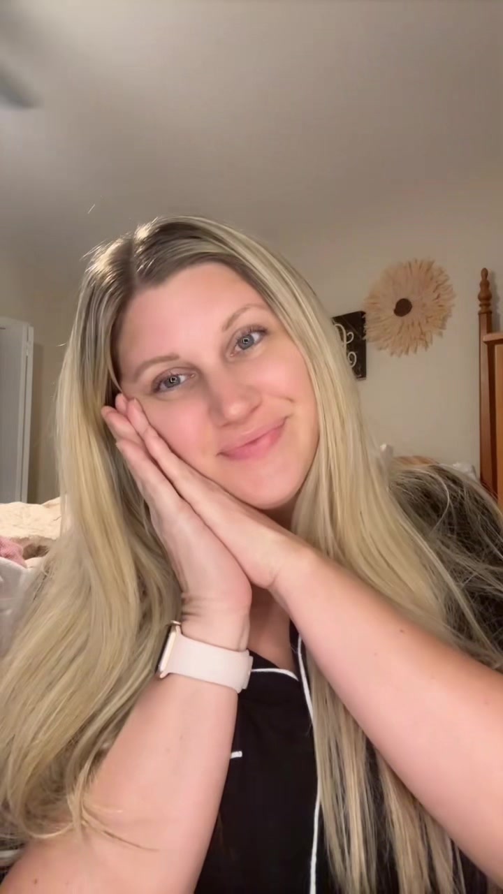 TikTok post by @everydayamberlife for bynatureskincare. Caption reads: My nightly routine with @bynatureskincare. I....