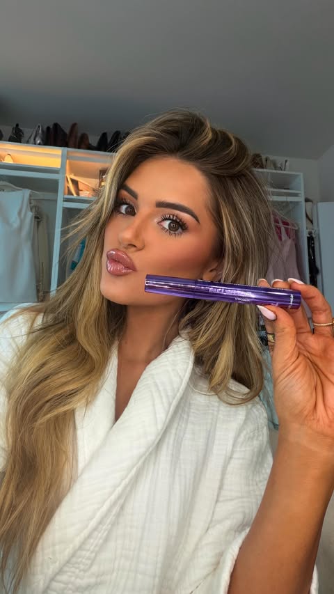 Instagram post by @arimcclure for Fièra Cosmetics. Caption reads: Why was I layering 5 mascaras when this one from....