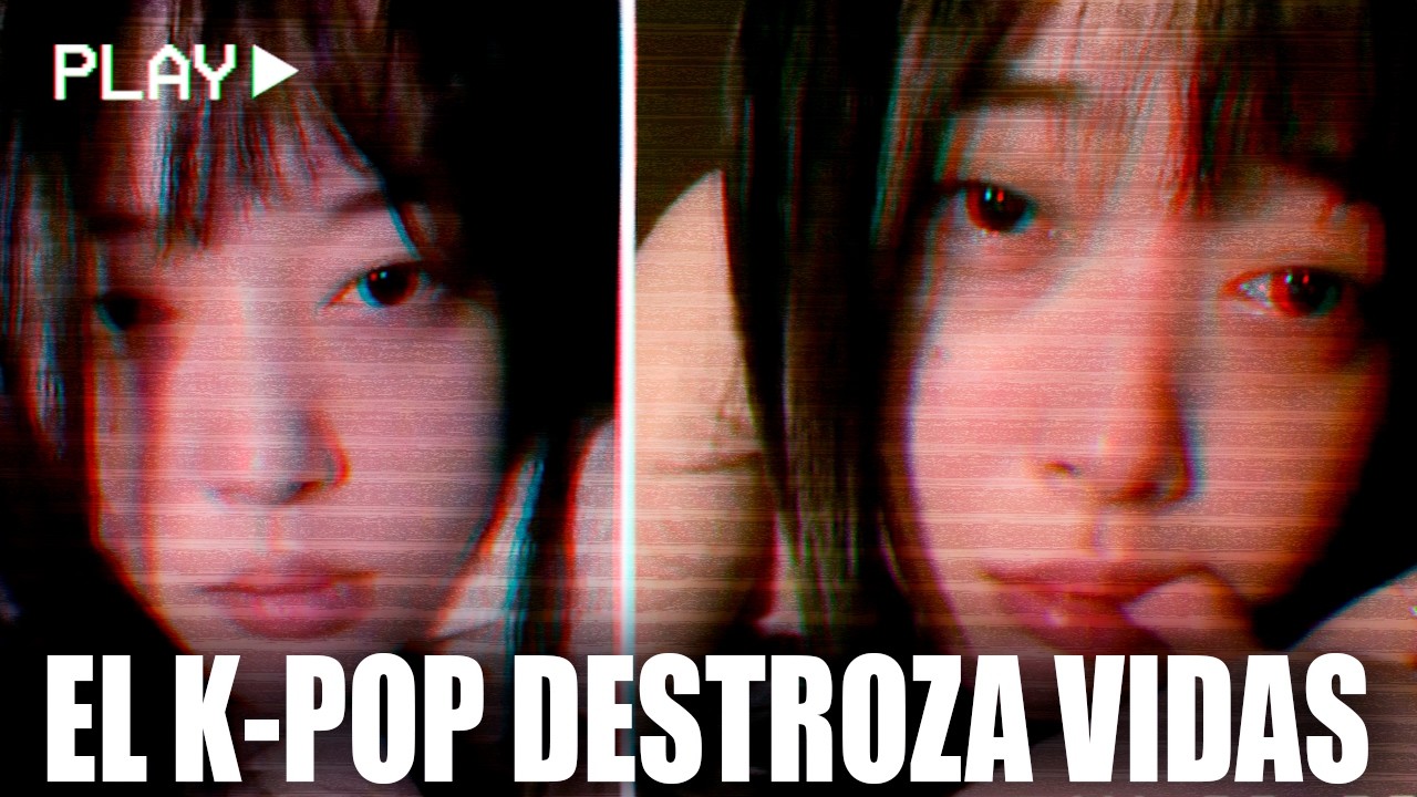 YouTube post by @MenteHumanaCanal for Nextory. Caption reads: K-POP: The DECLINE of SOUTH KOREA.