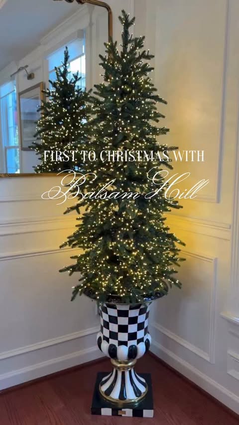 Instagram post by @haverstrawhill for Balsam Hill. Caption reads: #ad @balsamhill Some of the best holiday memories....