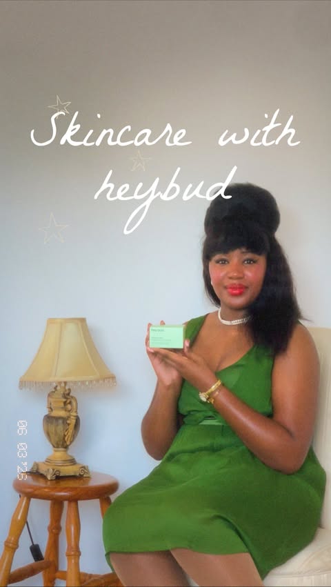 Instagram post by @ladykoko__ for Hey Bud Skincare. Caption reads: Skincare with @heybudskincare ✨ #ad.