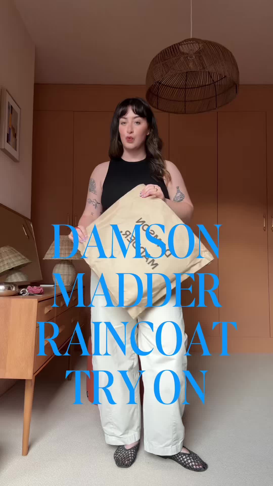 TikTok post by @ourhorwichhome for Damson Madder. Caption reads: only @Damson Madder could convince me to buy a....