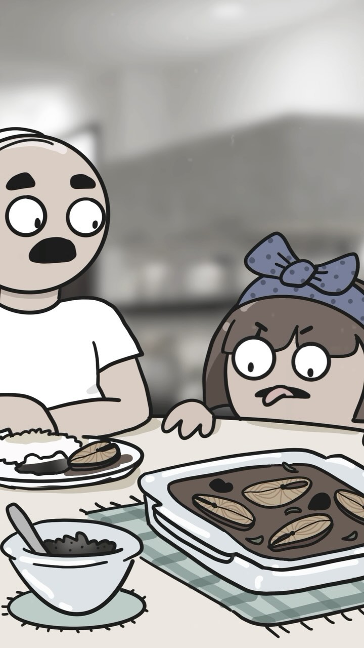 Instagram post by @awkwerrrrrd for FreshToHome. Caption reads: Growing up in a mallu household, fish curry was a....