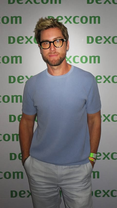 Instagram post by @lancebass for Dexcom. Caption reads: Had the best time hanging out with @dexcom and my....