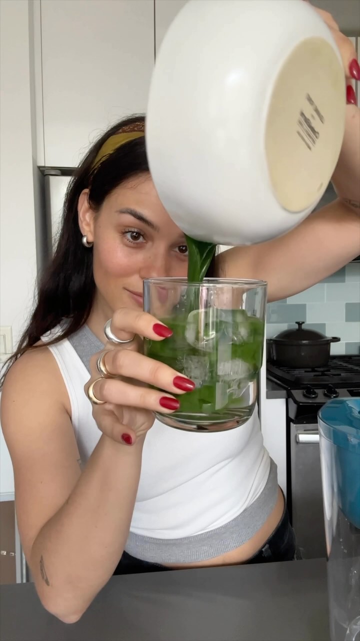 Instagram post by @aliazaita for Brita. Caption reads: #ad my perfect matcha wouldn’t be complete without....