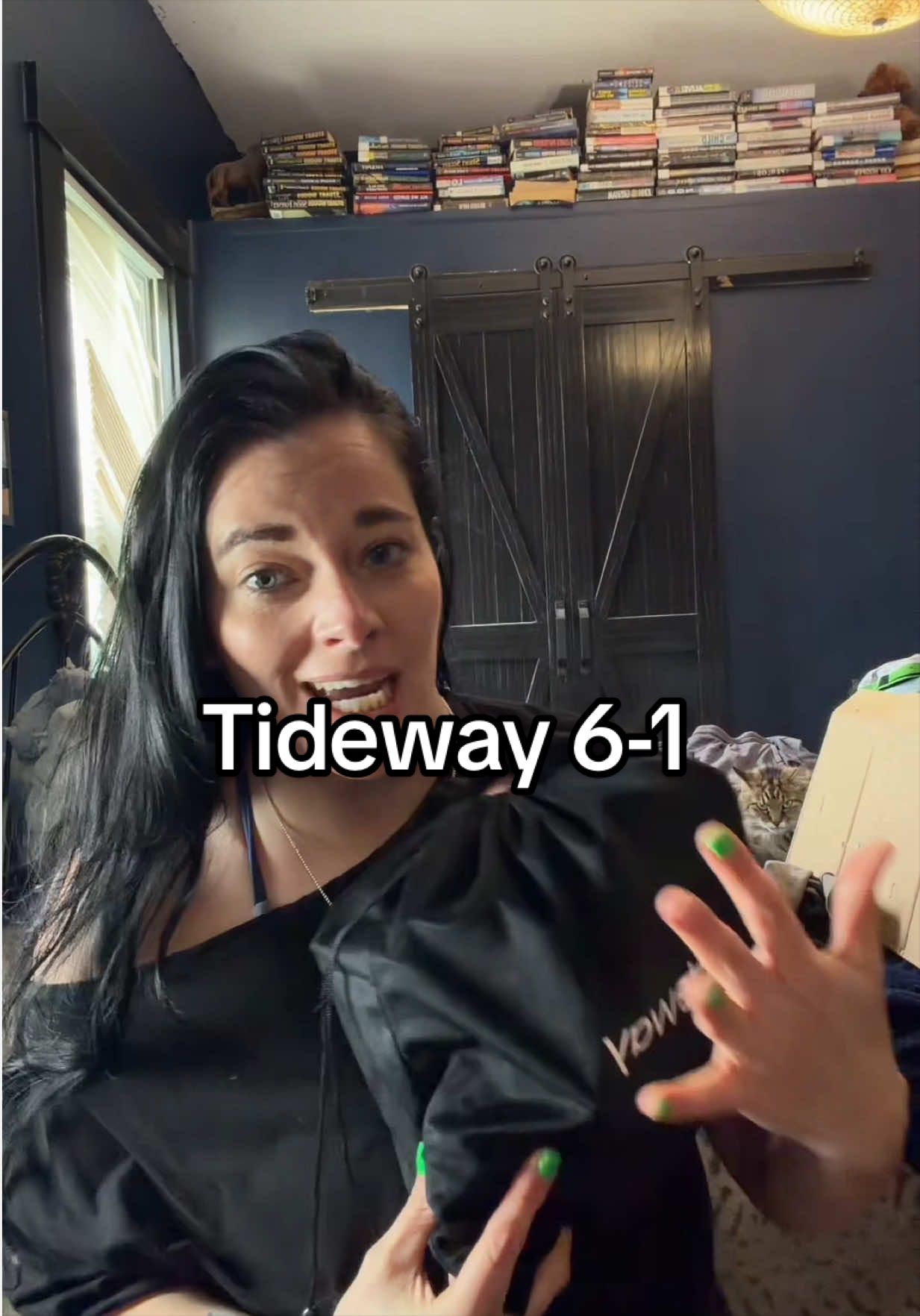 TikTok post by @tifxnyy01 for Tideway. Caption reads: [...] #dealsforyoudays #tideway #hair #hairtok....