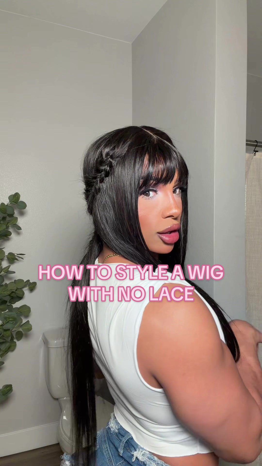 TikTok post by @glambyjerr for Mamushow Hair. Caption reads: @Mamushow Hair Fashion yes you can style a 2x4....