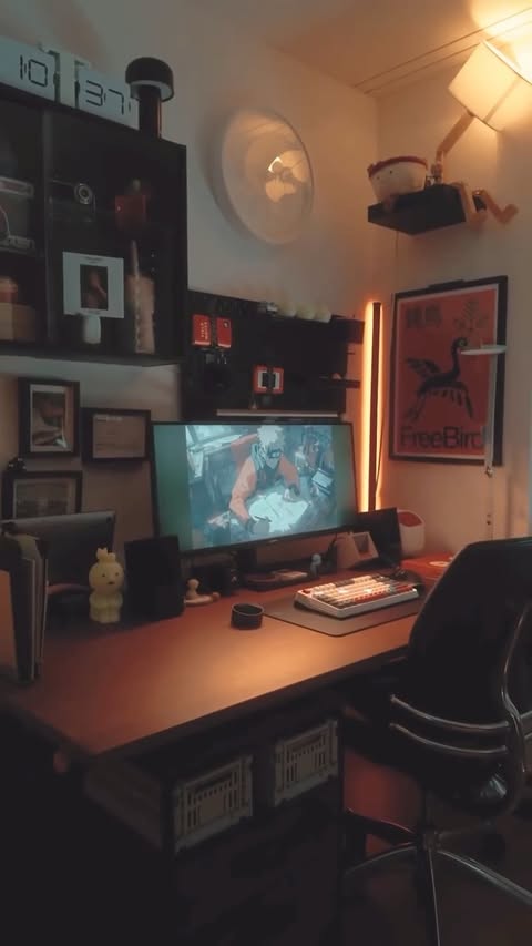 Instagram post by @homebody.jerome for BenQ Lighting. Caption reads: One small upgrade.💡 A surprisingly big....
