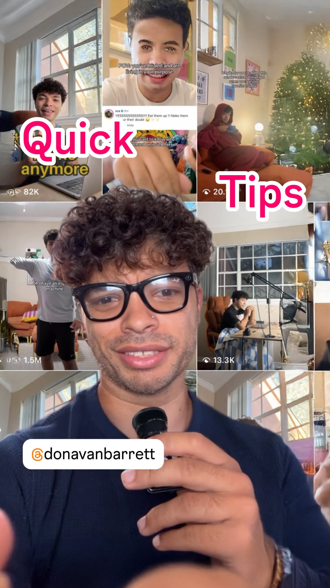 Instagram post by @donavanbarrett for Instagram for Business. Caption reads: #ad | @donavanbarrett’s 1.5 million view reels....