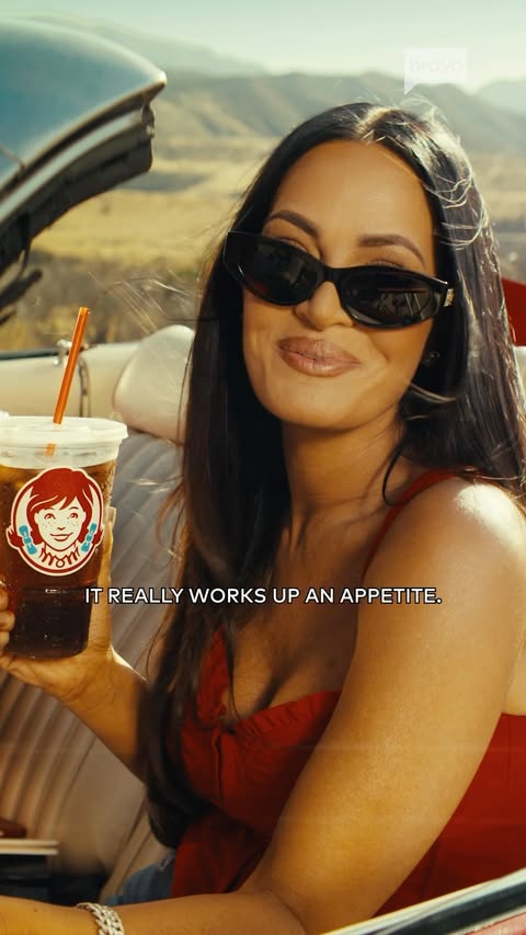 Instagram post by @lisabarlow14 for Wendy's. Caption reads: [...] will have you feeling Baby Gorgeous!....