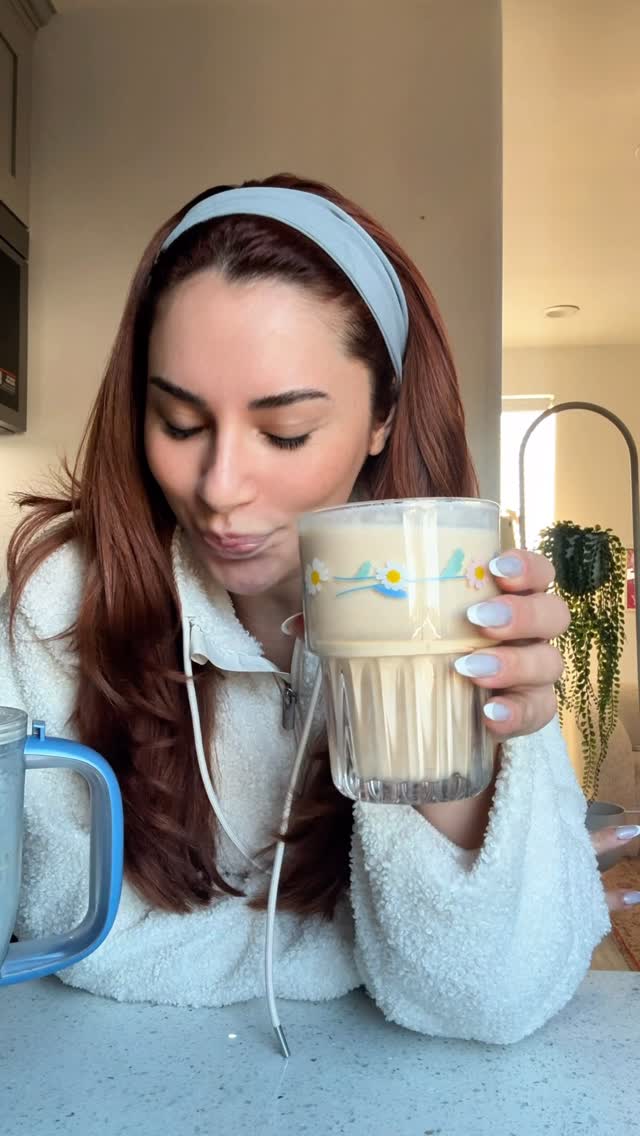 Instagram post by @nataaliajoy for Equip Foods. Caption reads: Salted caramel banana coffee protein smoooooothie....