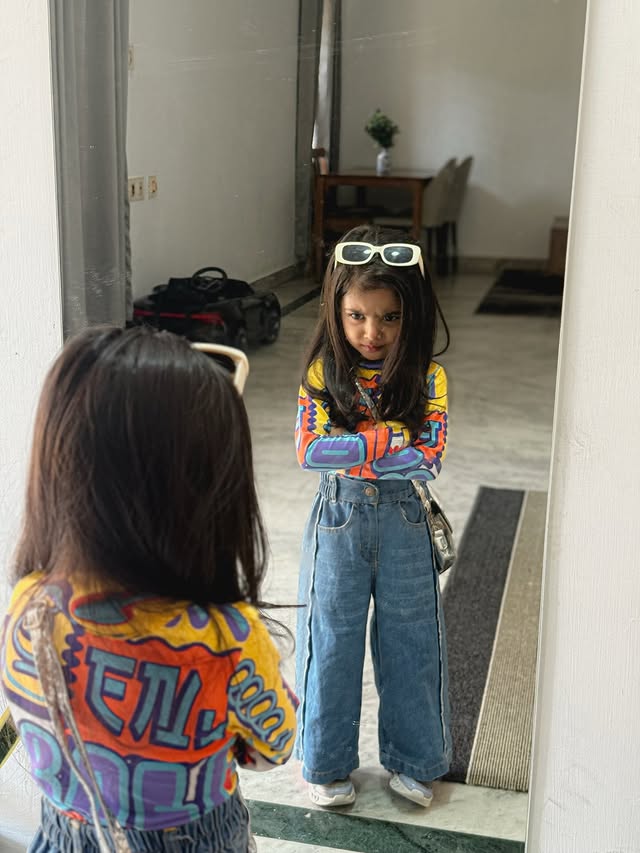 Instagram post by @izah.__._ for FirstCry. Caption reads: #Collaboration with @FirstcryIndia Izah’s recent....