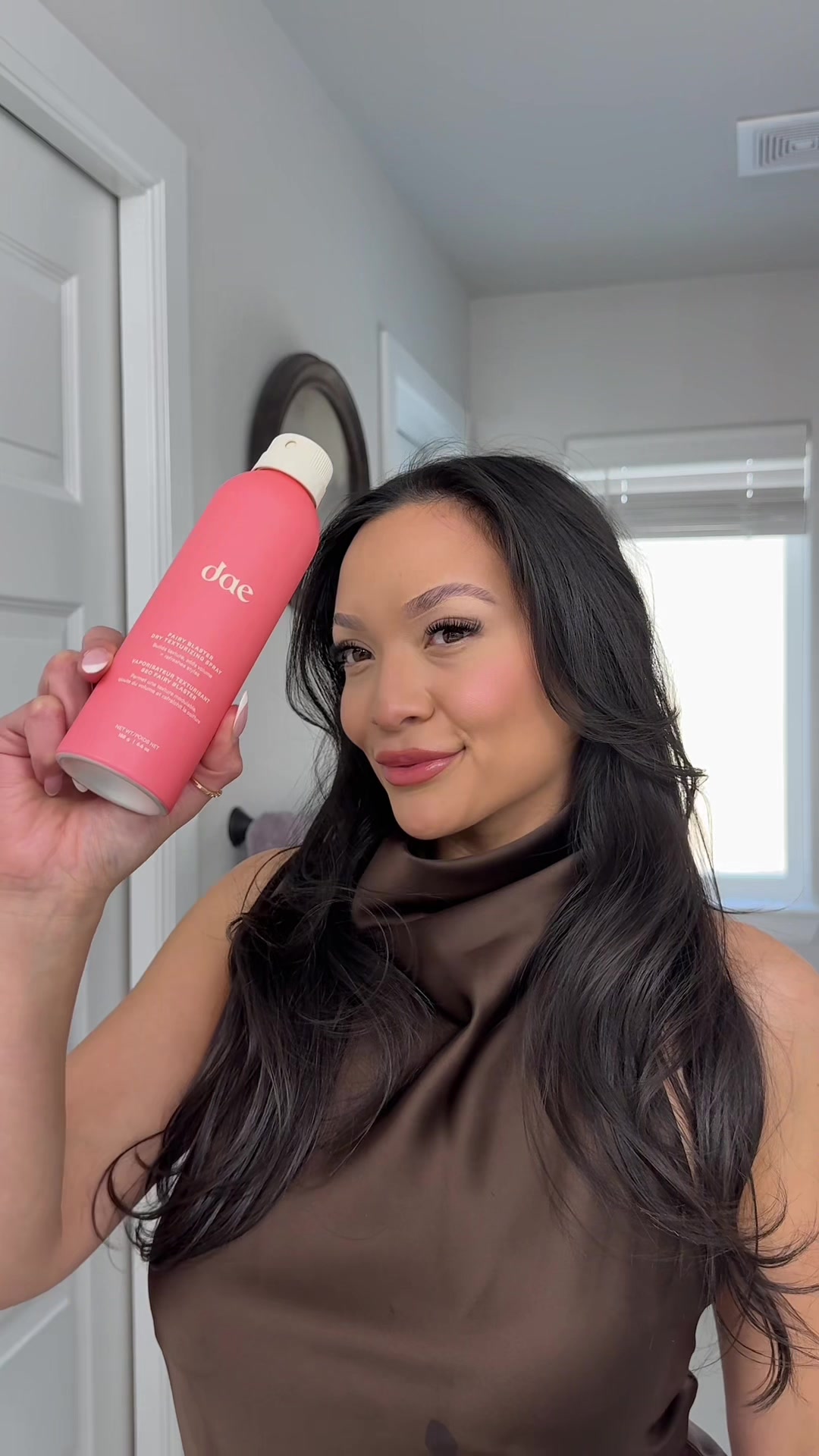 TikTok post by @dianasalazarxo for Dae Hair. Caption reads: gifted by Dae Hair 💗🧚 @Dae Hair #daehair....