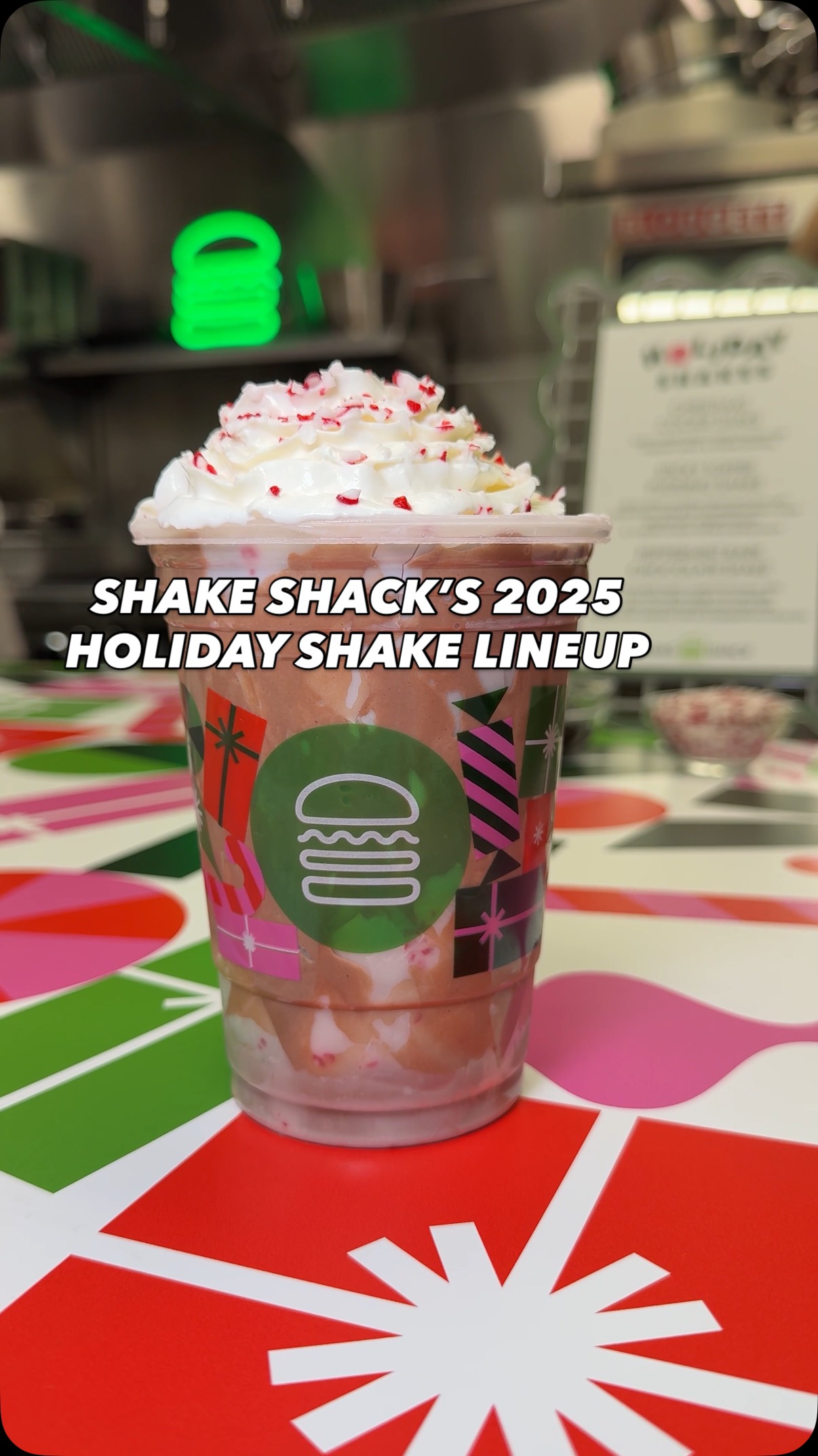 Instagram post by @thecarboholic for Shake Shack. Caption reads: @shakeshack has done it again! #ShakeShackPartner....