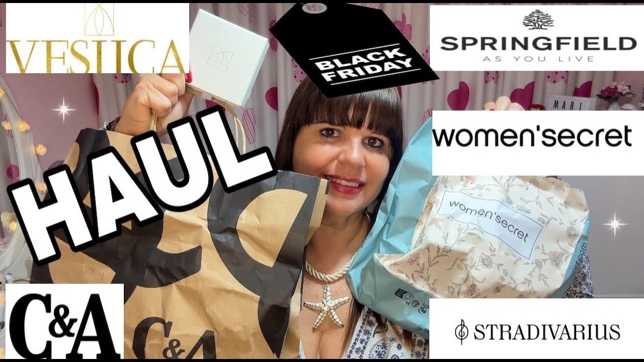 YouTube post by @maricukicanal6817 for VESIICA. Caption reads: HAUL 🛍️ VESIICA, STRADIVARIUS👚 MANGO,....