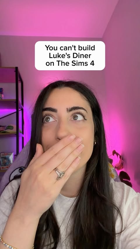 Instagram post by @jeyjeybink for The Sims. Caption reads: [...] said that? 👀👀👀 #lukesdiner #teamjess....