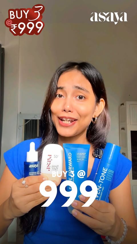 Instagram post by @akangshaaa.s for Asaya. Caption reads: [...] brand and I'm not even mad about it 🤍 Asaya....